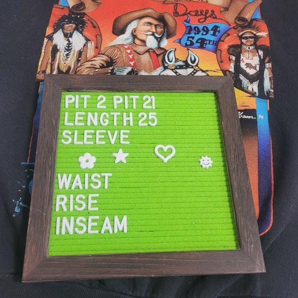 VTG Sturgis 1994 Wild West Days 54th Annual Black Crewneck Sweatshirt Size L - Picture 9 of 9